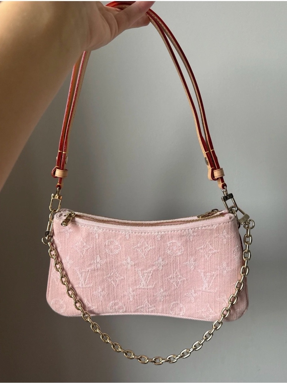 Louis Vuitton Denim Liv Pochette Shoulder Bag - Picture 3 of 8
